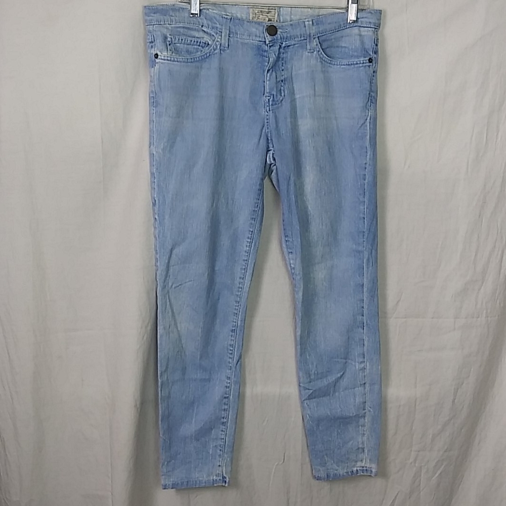 Current/Elliott light acid washed skinny jeans 31